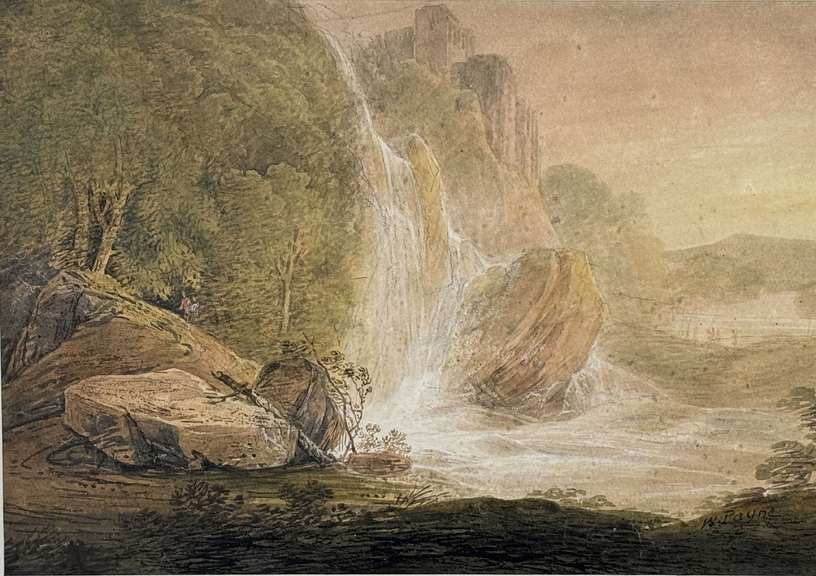 WILLIAM PAYNE WATERCOLOR, 15" X 12" FRAMED AND 9" X 6" SIGHT (1 of 6)