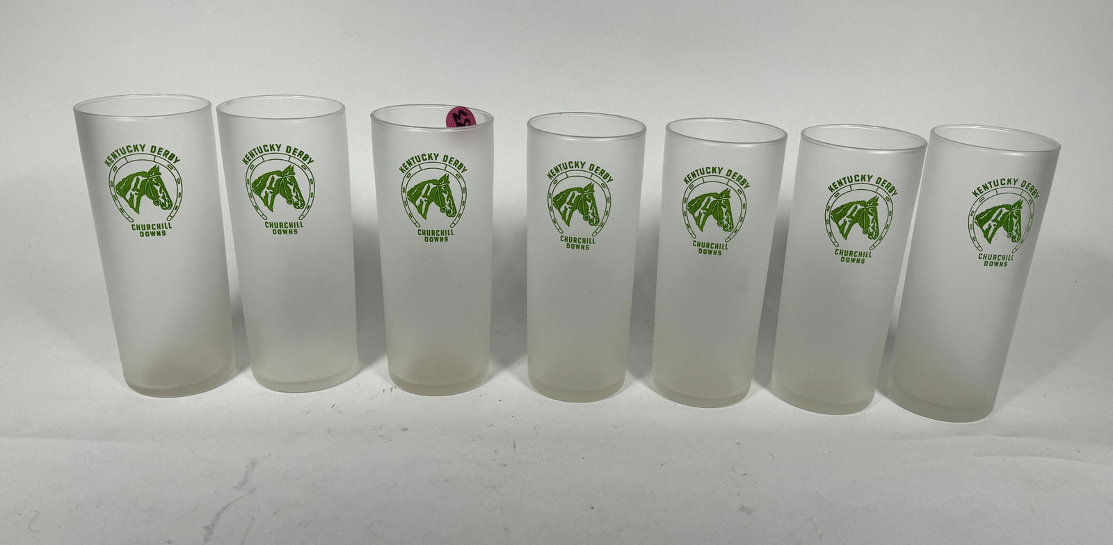 SEVEN 1945 KENTUCKY DERBY MINT JULIP GLASSES, 6" (1 of 4)
