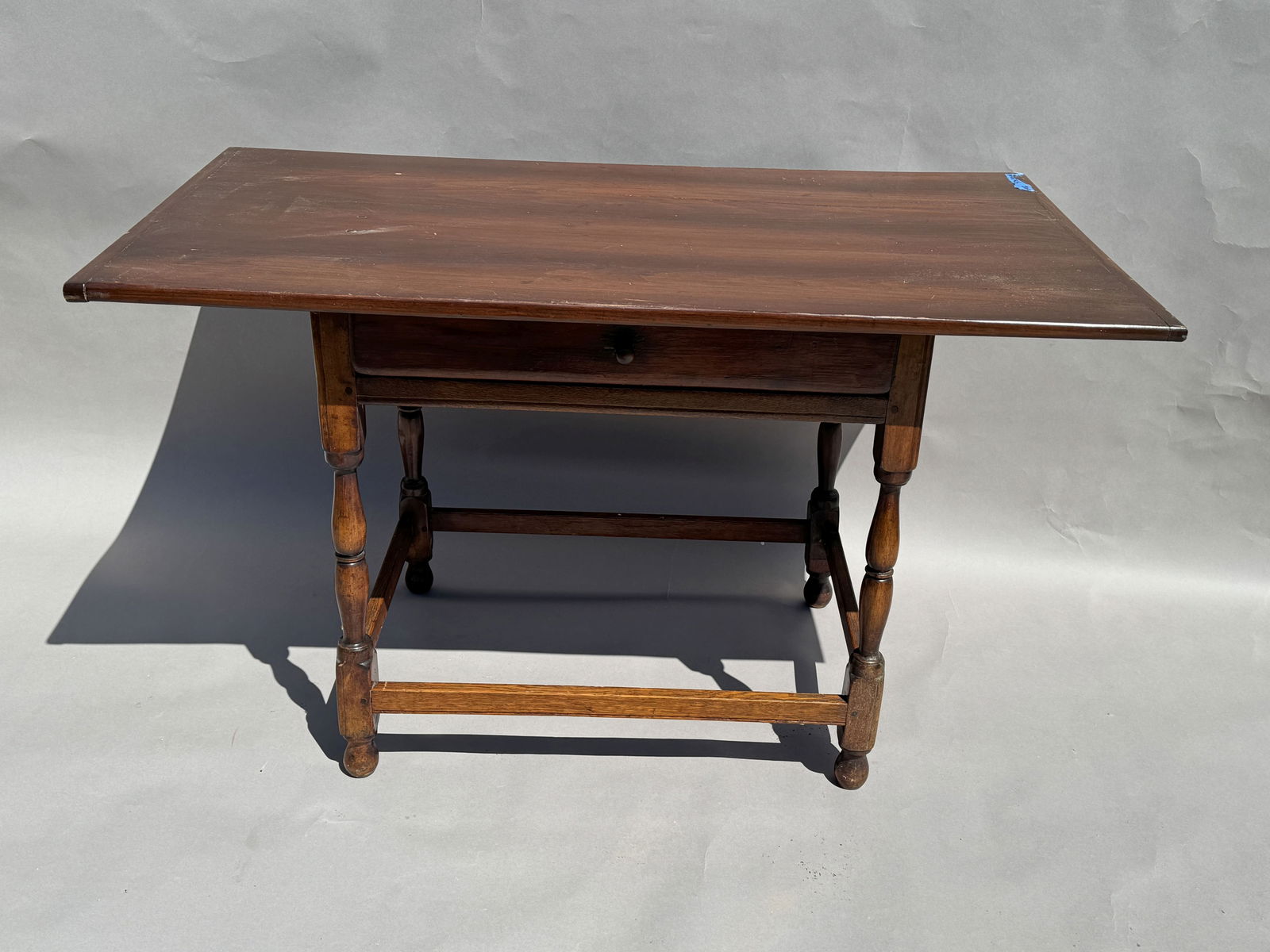 ANTIQUE TAVERN TABLE, 47" X 26" X 28" (1 of 6)