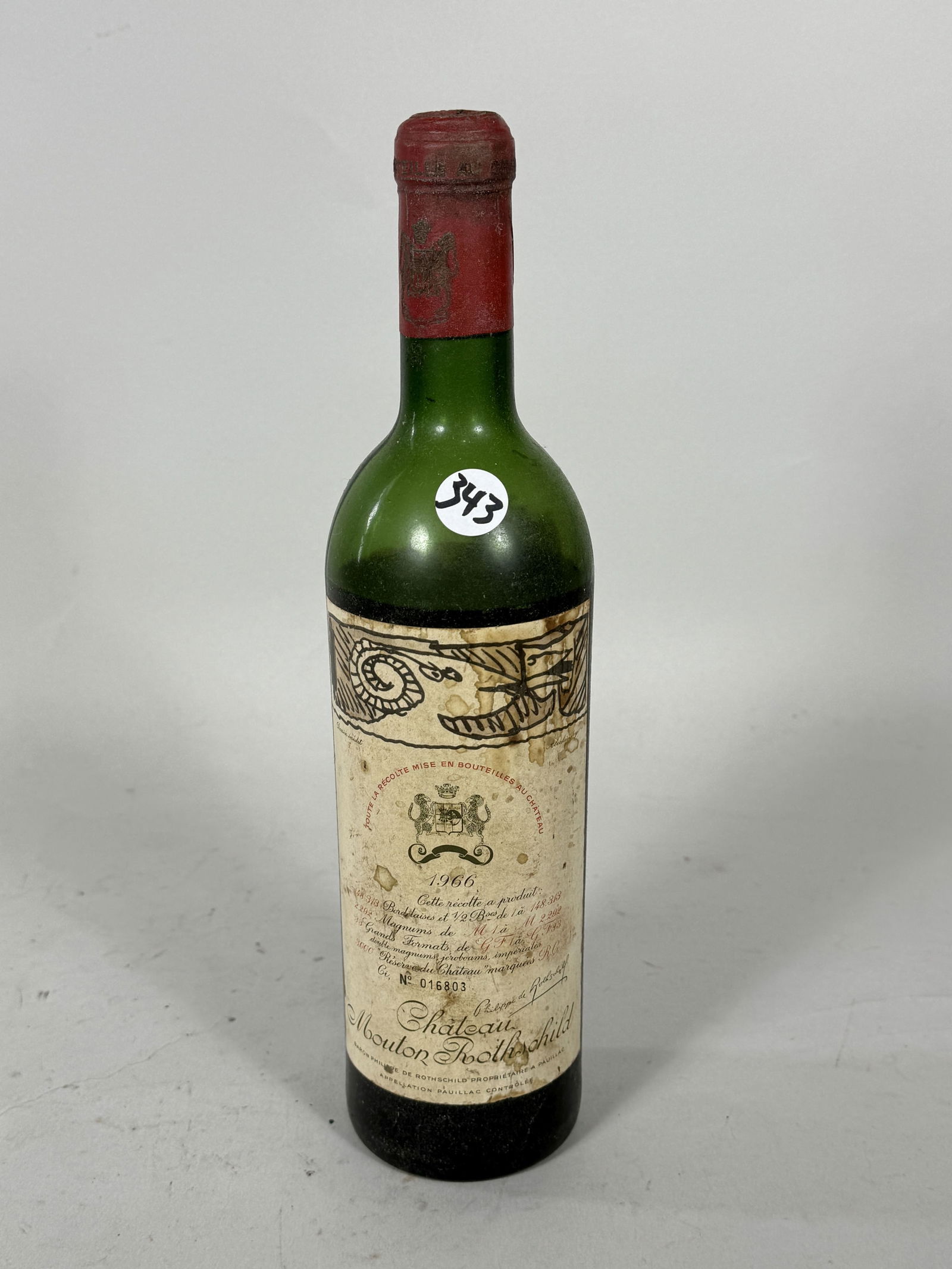 1966 CHATEAU MOUTON ROTHCHILD (1 of 4)