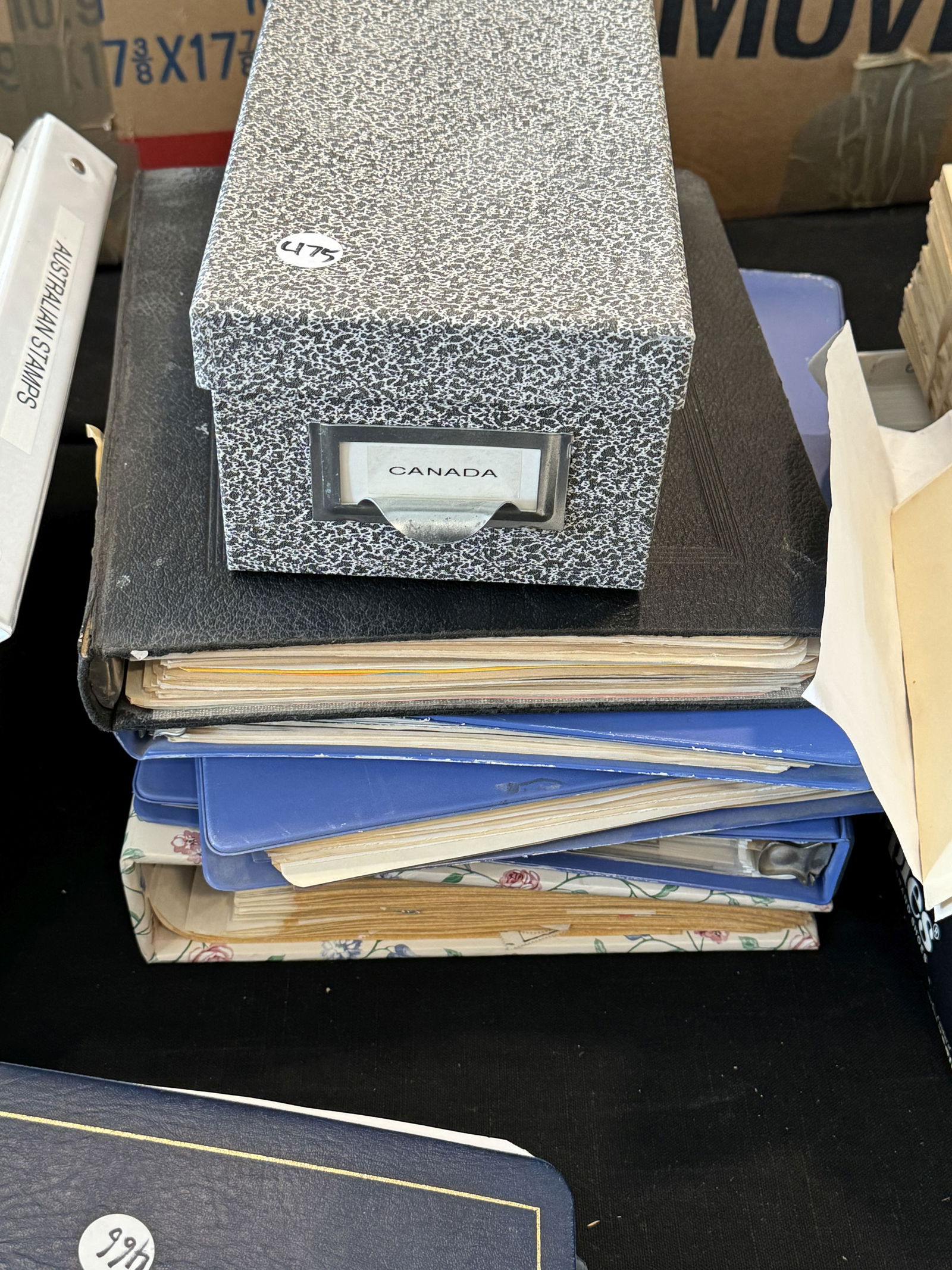 LARGE LOT FOREIGN STAMP ALBUMS (1 of 4)