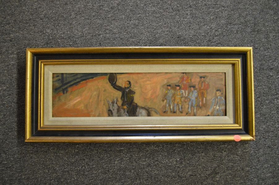 ROBERT PHILLIPP OIL/BOARD "SALUTE TO THE CROWD": ROBERT PHILLIPP OIL/BOARD "SALUTE TO THE CROWD" 18X5 Robert PHILIPP (1895-1981) Add to portfolio - Estimate an artwork - Sell an artwork - Add to MyArtCollection Biography Birth place: NYC Death place