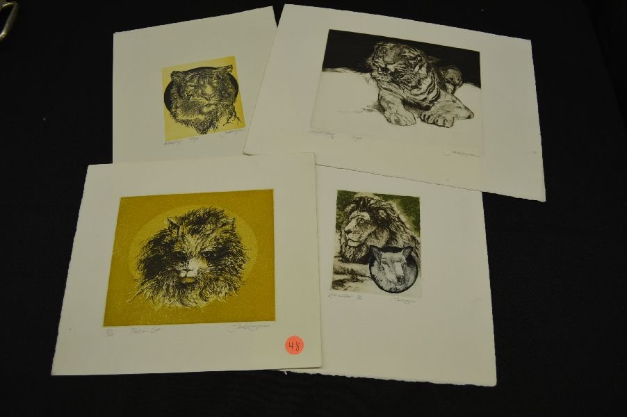4 - JACK COUGHLIN PRINTS OF LIONS: 4 - JACK COUGHLIN PRINTS OF LIONS Jack COUGHLIN (1932) Add to portfolio - Estimate an artwork - Sell an artwork - Add to MyArtCollection Biography Birth place: Greenwich, CT Addresses: Montague, MA Pr