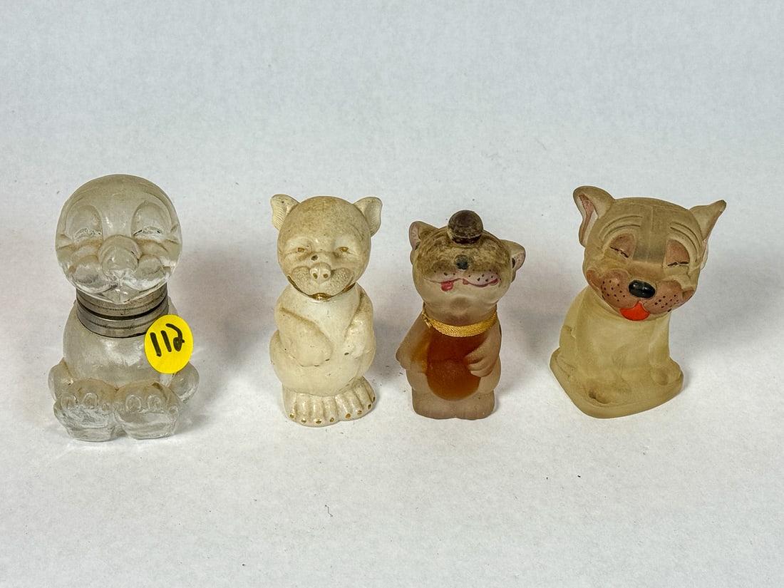 THREE BONYO PERFUMES AND ONE INKWELL (1 of 7)