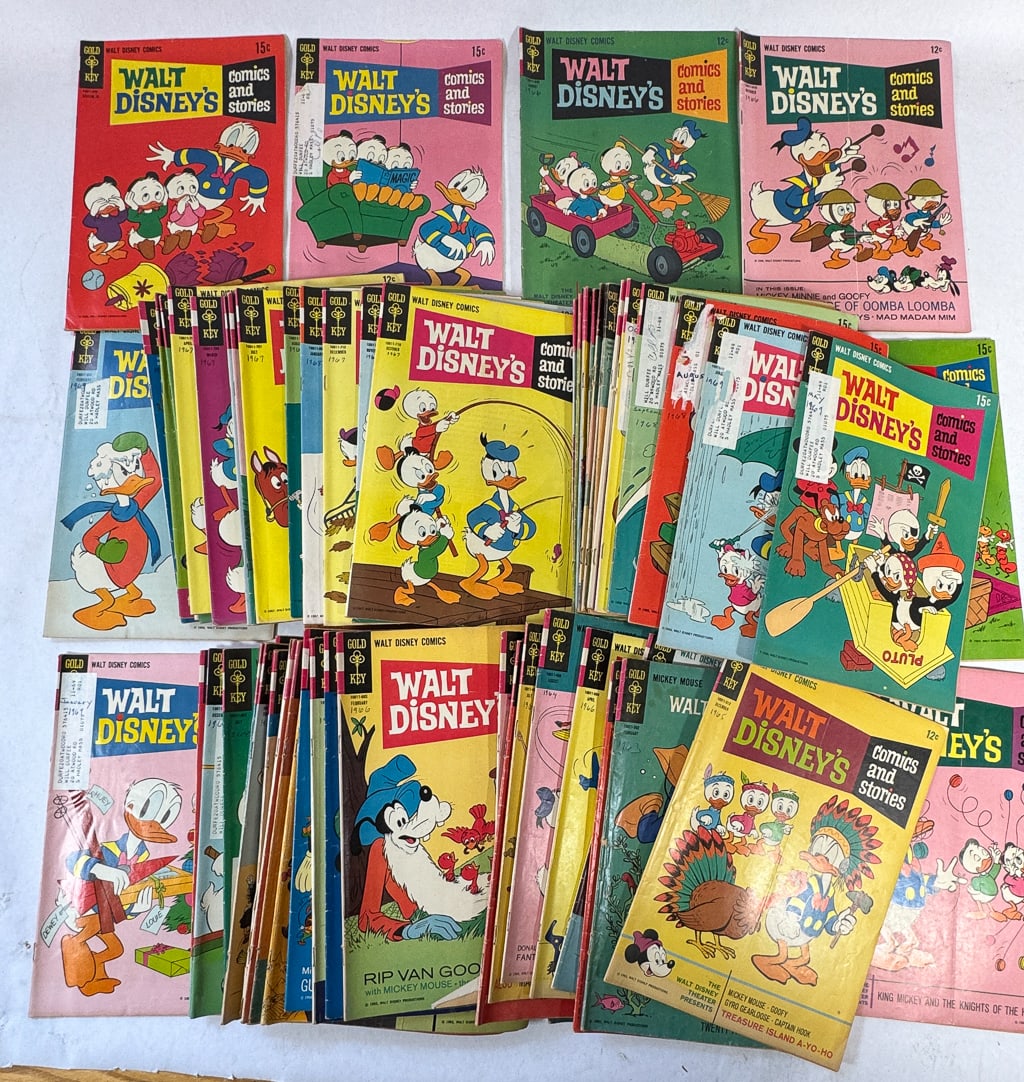 GOLD KEY COMIC BOOK LOT, WALT DISNEY (1 of 9)