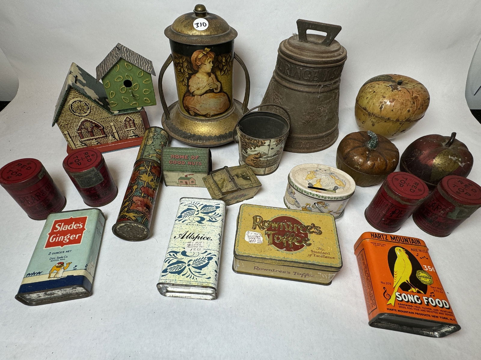 ANTIQUE TIN LOT (1 of 8)