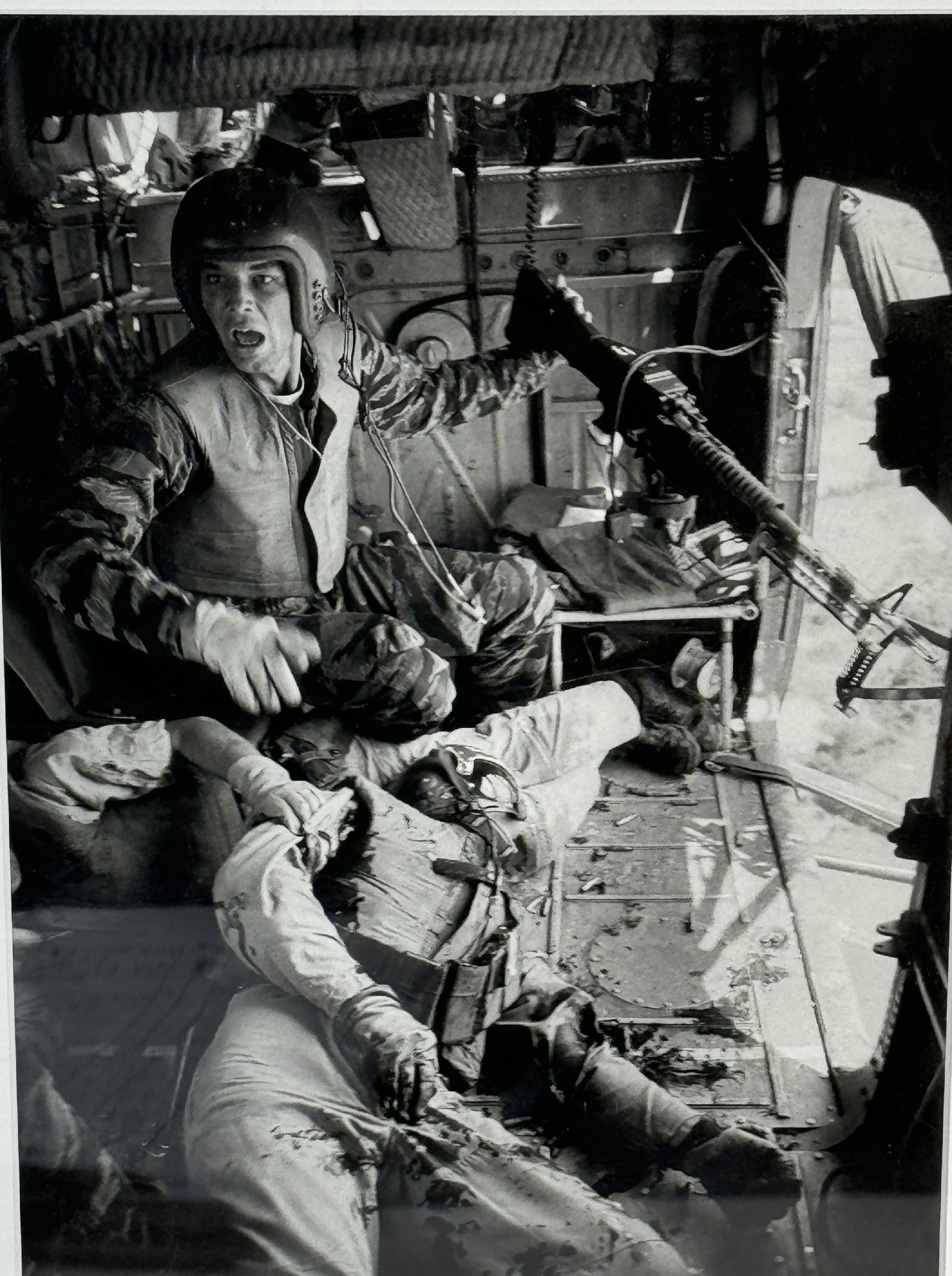 LARRY S BURROWS PHOTOGRAPH 17" X 21" FRAMED, 8.5" X 11' SIGHT (1 of 3)