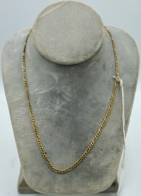 A 14K GOLD NECKLACE, 8 GRAMS