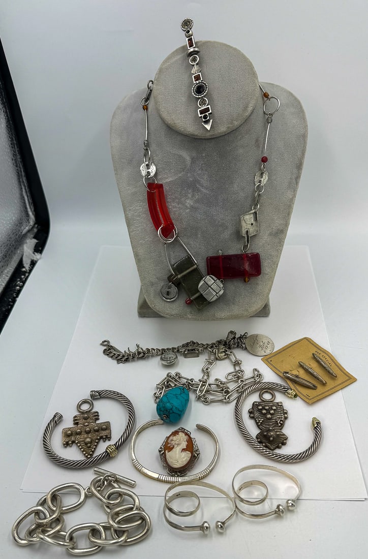STERLING SILVER JEWELRY LOT (1 of 12)