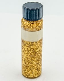 A BOTTLE OF 23K GOLD LEAF