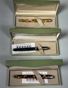 3 LEVENGER PENS IN BOXES