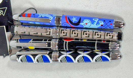 4 FRANK LLOYD WRIGHT PENS: 4 FRANK LLOYD WRIGHT PENS