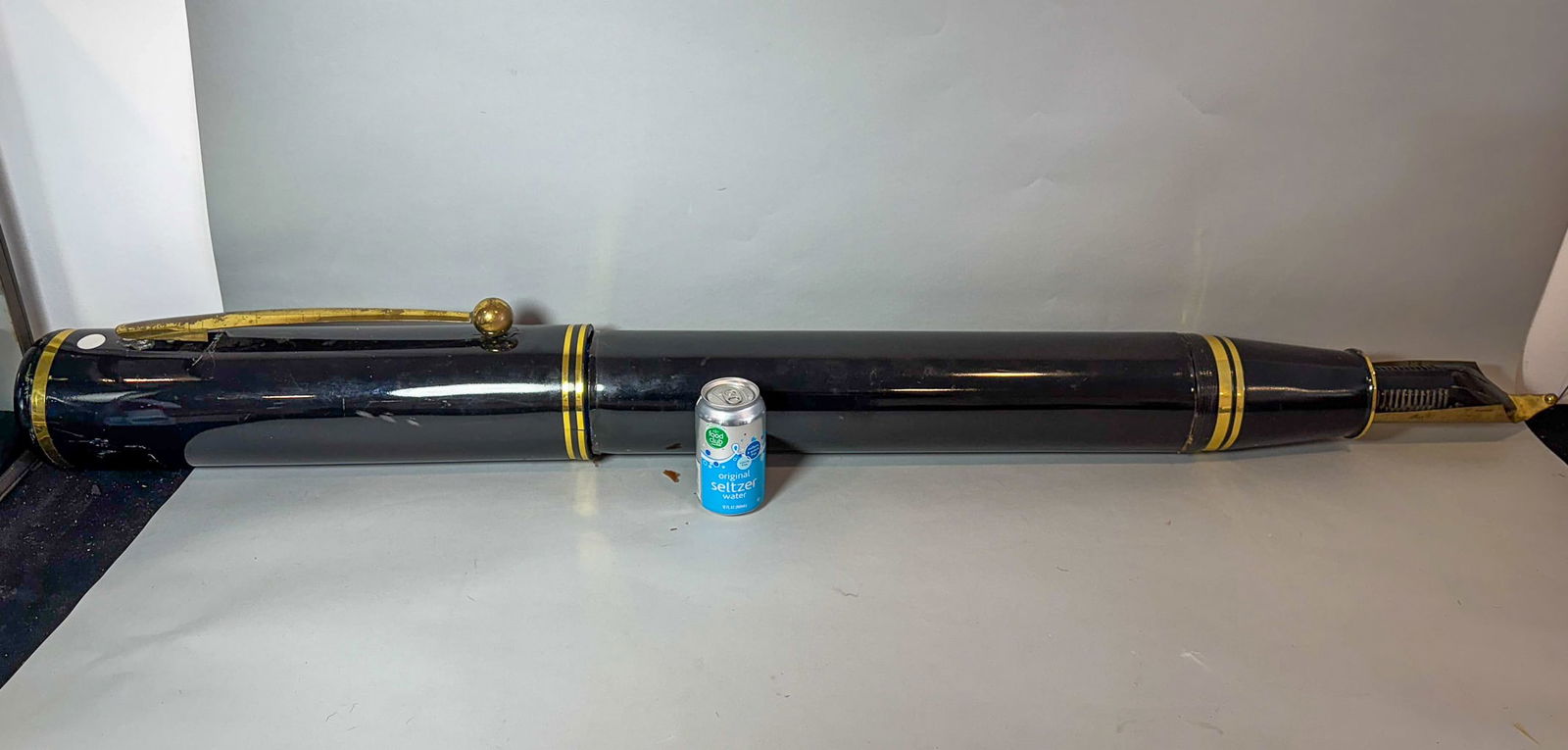 LARGE SCHAEFFER'S FOUNTAIN PEN STORE DISPLAY, 6" DIAMETER X 60" LONG (1 of 6)