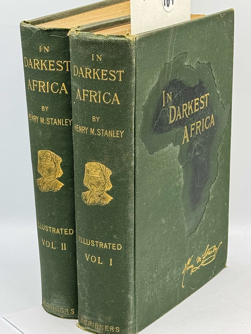 HENRY STANLEY'S "IN DARKEST AFRICA" 2 VOLUMES: HENRY STANLEY'S "IN DARKEST AFRICA" 2 VOLUMES