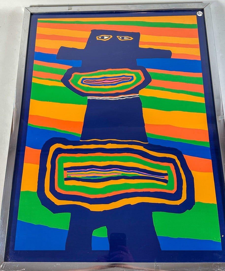 LA DAME BLEU" JACQUES SOISSON, 24" X 32 (1 of 9)