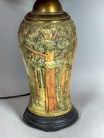 WELLER WOODLAND LAMP, 24" TALL