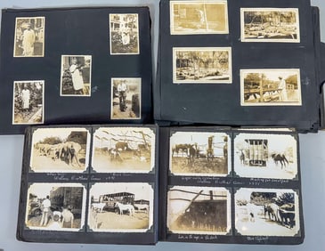 2 1930S PHOTO ALBUMS, INCLUDES FISHING, BEACHES, ETC.