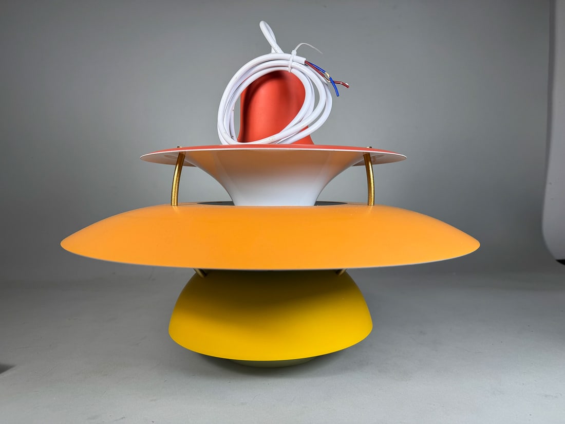 POUL HENNINGSON CEILING LIGHT NEW IN BOX, 15" DIAMETER X 12" TALL (1 of 6)