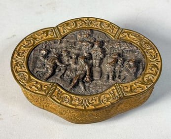 SMALL FRENCH BOX, 4" X 3" X 1"