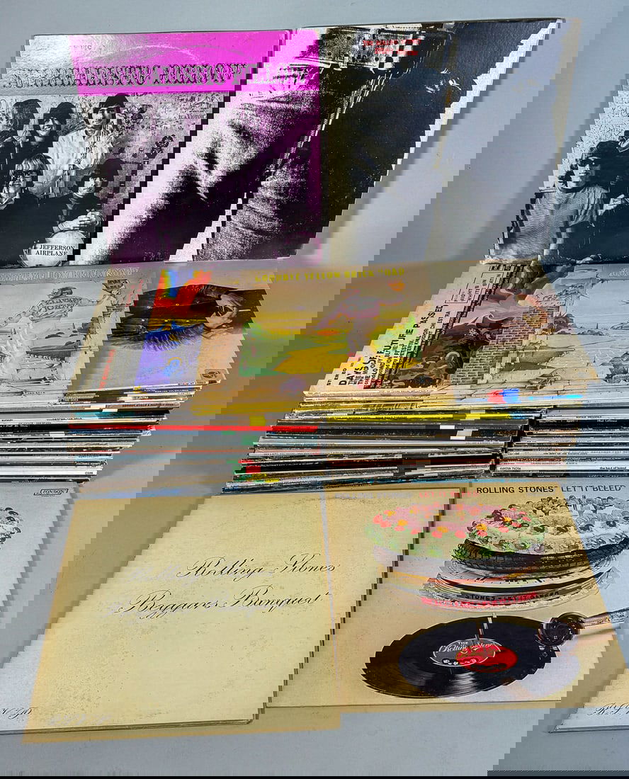 LARGE COLLECTION OF ROCK AND POP RECORDS, 60S - 90S (1 of 6)