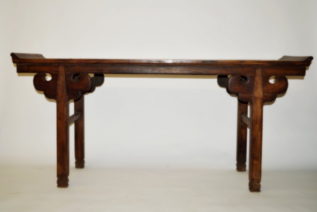Huanghuali altar table: Huanghuali altar table. 32" x 71" x 20"