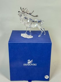 SWAROVSKI CRYSTAL "STAG" MIB, A7608NR000004. 5.75" X 5"