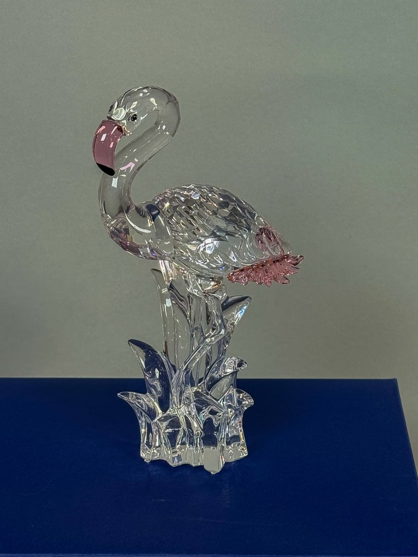 SWAROVSKI CRYSTAL "FLAMINGO" MIB, A7670NR000003. 6.5": SWAROVSKI CRYSTAL "FLAMINGO" MIB, A7670NR000003. 6.5"
