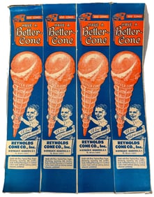 REYNOLDS CONE CO. ADVERTISING, 25" X 19.5"