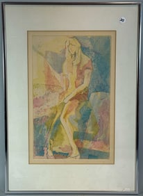 PRINT IN COLORS, 24.5" X 17.5" FRAMED AND 17" X 11" SIGHT