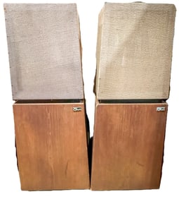 PAIR OF OHM SPEAKERS 45X15X15