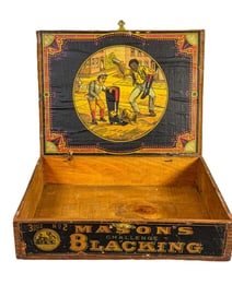MASONS CHALLENGE BLACKING BOX 12" X 9" X2.5"