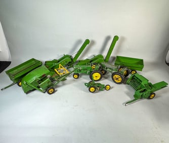JOHN DEERE PRESSED STEEL TRACK TOYS 16" X 8"