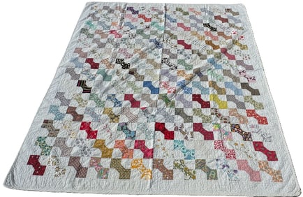 VINTAGE QUILT, 80" X 80"