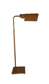 MCM COPPER FINISH FLOOR LAMP, 18" X 6" X 39"