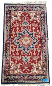 PERSIAN STYLE AREA RUG, 38" X 70"