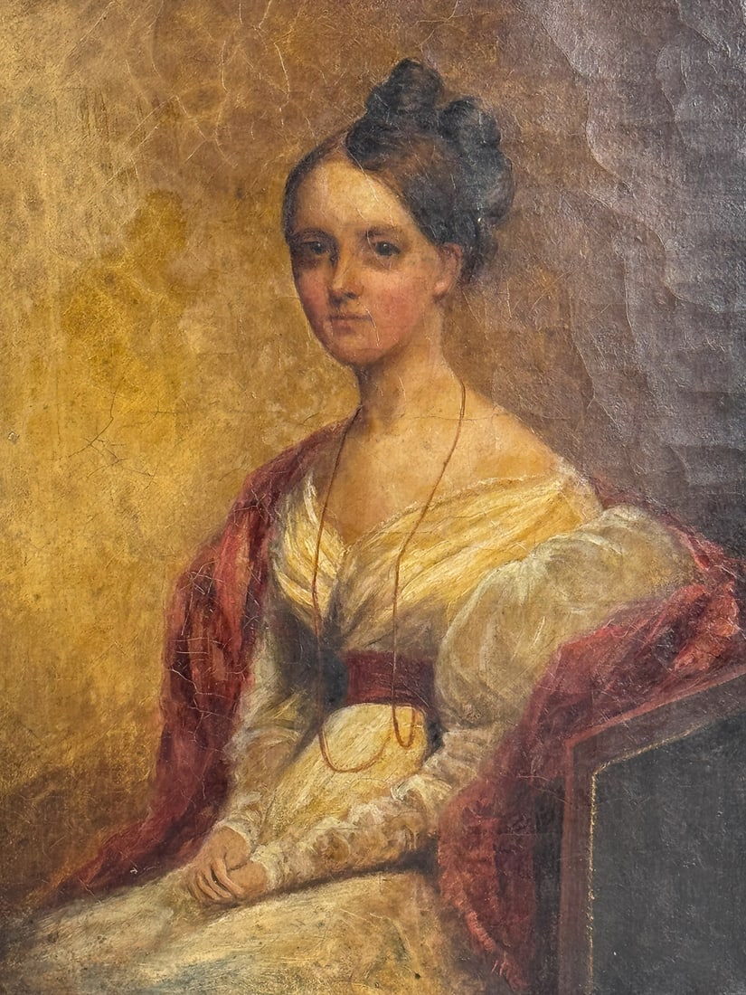 PORTRAIT OF SARAH SWAIN HATHAWAY JOHN M. FORBES, 14" X 11.5" (1 of 5)