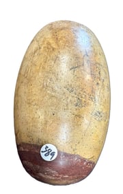 LARGE SHIVA STONE, 5" DIAMETER X 8.5" TALL