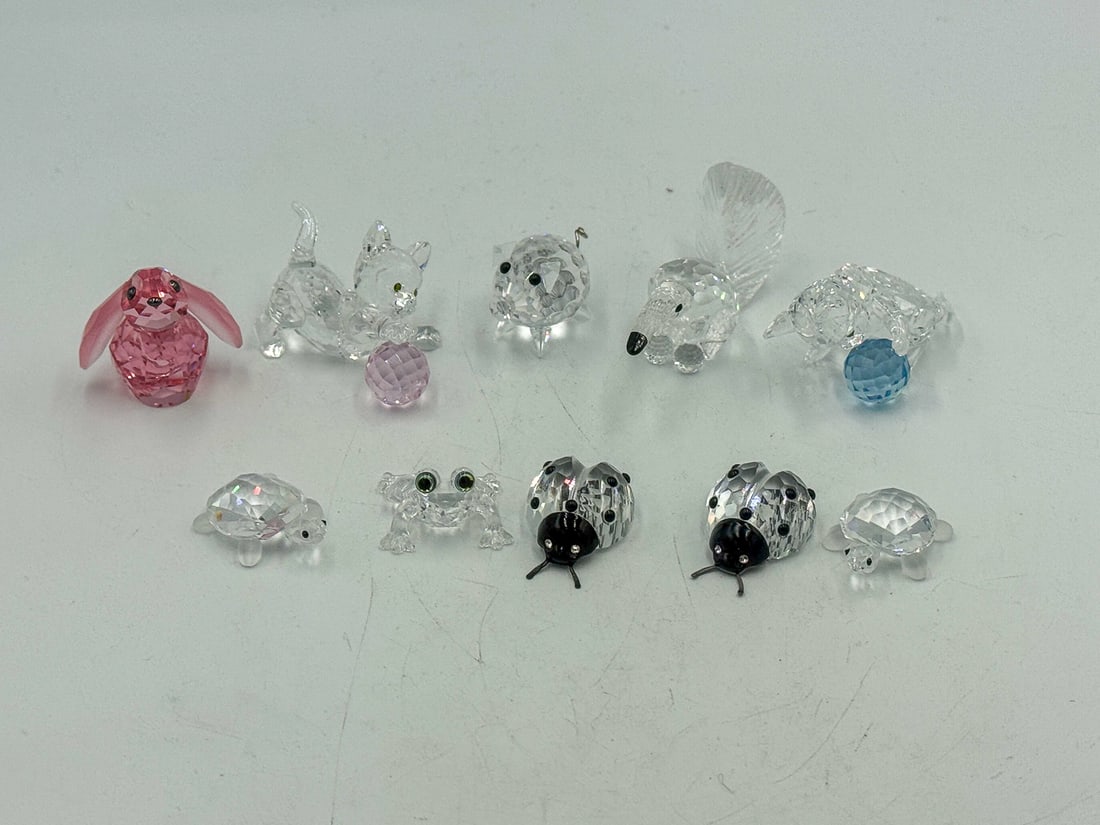8 SWAROVSKI CRYSTAL ANIMALS, 3.5" AND SMALLER (1 of 4)