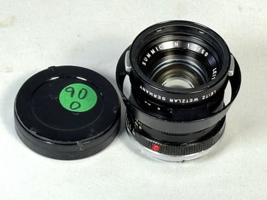 A LEITZ SUMMICRON 50 MM F2 LENS