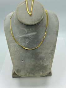 18K GOLD NECKLACE, 6.12 GRAMS