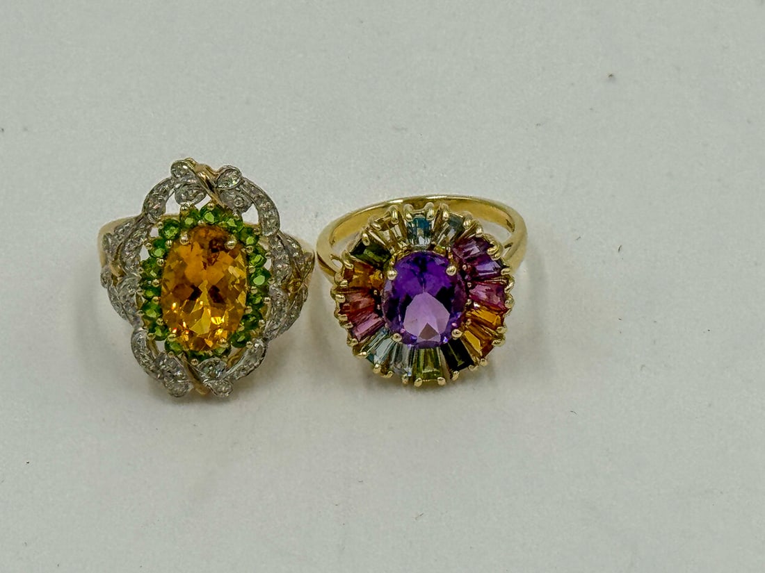 2 10K GOLD RINGS, 9.17 GRAMS (1 of 4)