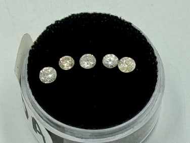 5 DIAMONDS, .815CT TOTAL
