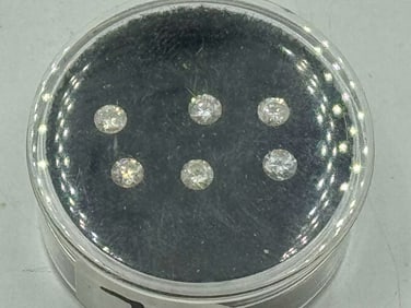 6 DIAMONDS, 1CT TOTAL VS-SI