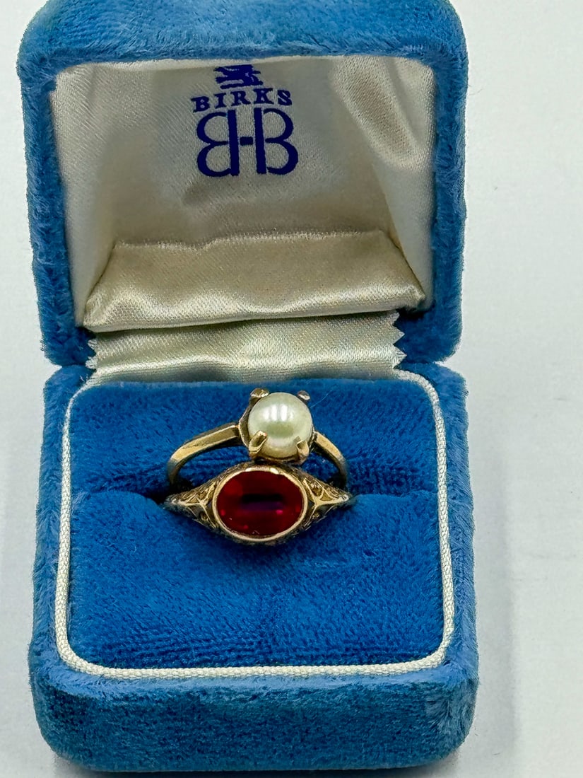 2 1930S 10K GOLD RINGS, 4.24 GRAMS (1 of 4)