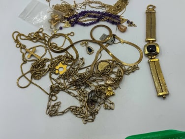 GOLD TONE, PLATED JEWELRY