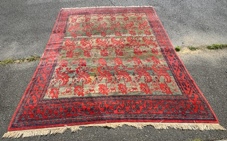 PERSIAN ROOM SIZE RUG, 121" X 91"