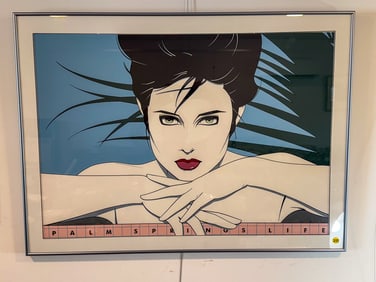 SIGNED PATRICK NAGLE PRINT, 37.5" X 27.5" FRAMED AND 33.5" X 23" SIGHT