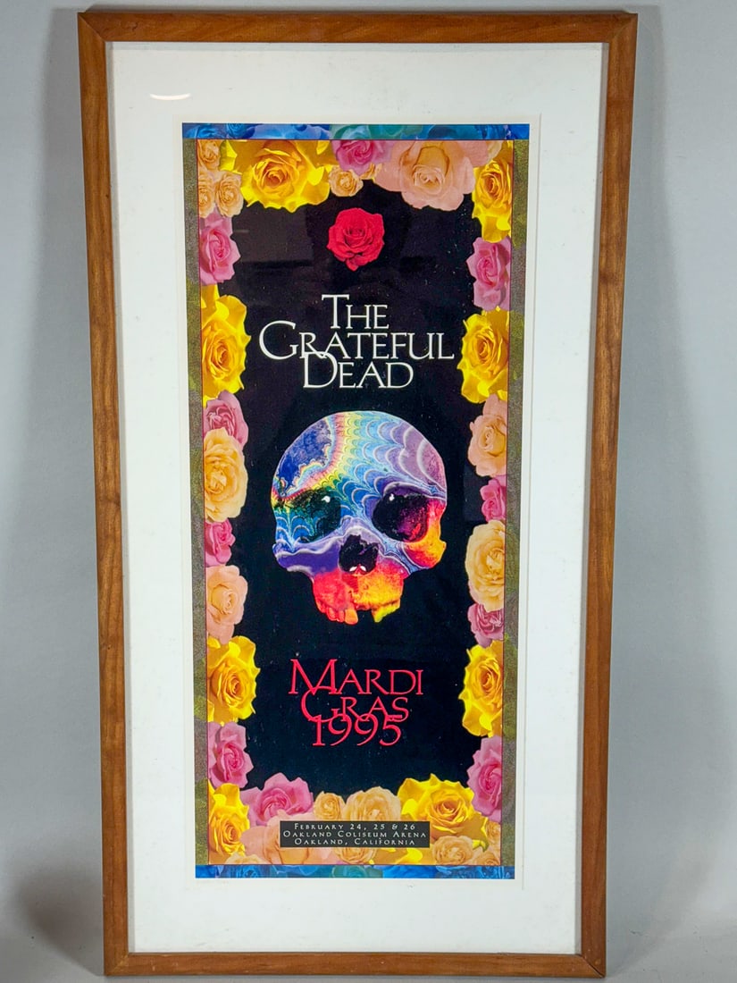 GRATEFUL DEAD MARDI GRAS 1995 CONCERT POSTER (1 of 5)