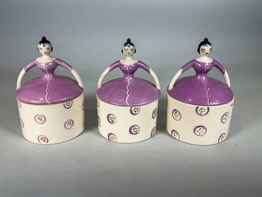 3 MATCHING FULPER HAIR RECEIVERS, 6.5" X 4.5" EACH