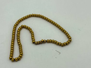 GOLD FILLED VICTORIAN NECKLACE, 14.56 GRAMS